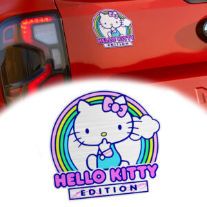 Hello Kitty Edition Laser Engraved Car Name Emblem