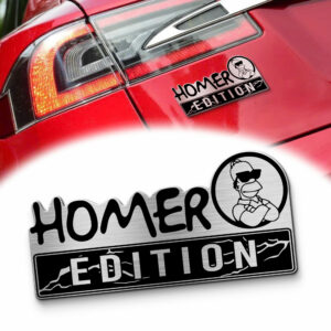Homer Simpson Edition Laser Engraved Car Name Emblem