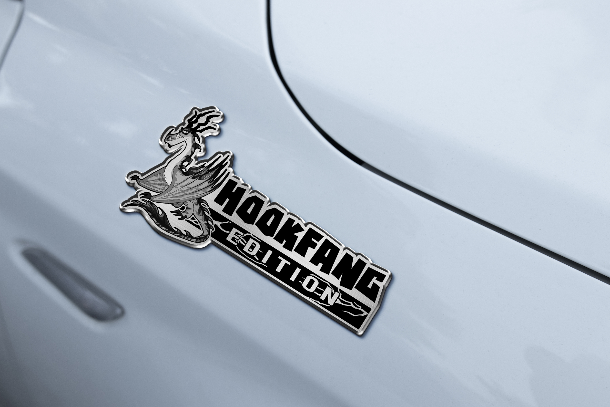 Hookfang Edition Engraved Car Emblem Version 1 6 Hookfang Edition Engraved Car Emblem Version 1 - Image 6