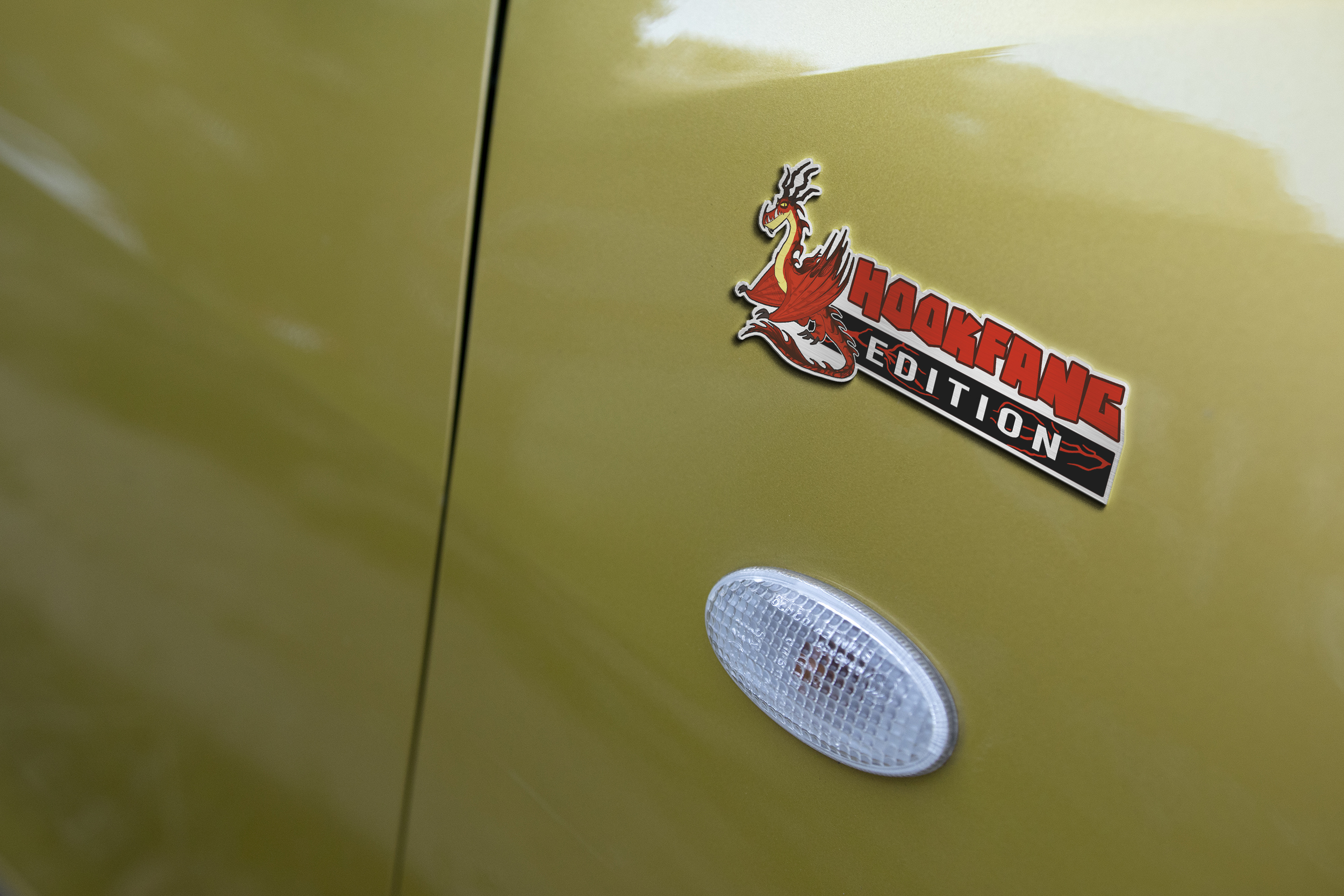 Hookfang Edition Engraved Car Emblem Version 2 5 Hookfang Edition Engraved Car Emblem Version 2 - Image 5