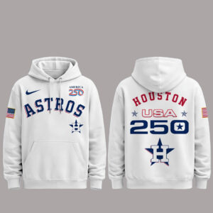 Houston Astros 250 USA 2026 Celebration America 250 x Major League Baseball Hoodie