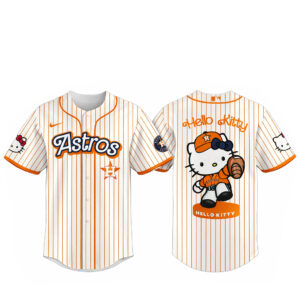 Houston Astros Major League Baseball 2026 Hello Kitty Baseball Jersey
