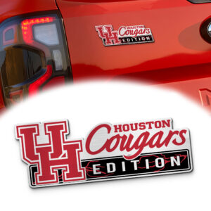 Houston Cougars Edition Acrylic Car Name Emblem