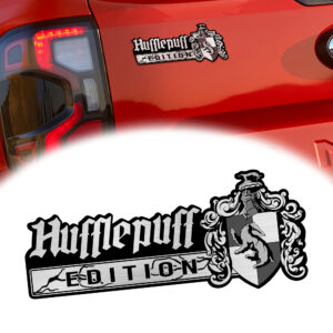 Hufflepuff Edition Laser Engraved Car Emblem Version 1