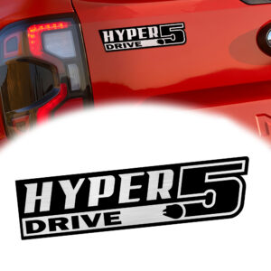 Hyper Drive 5 Laser Engraved Car Emblem