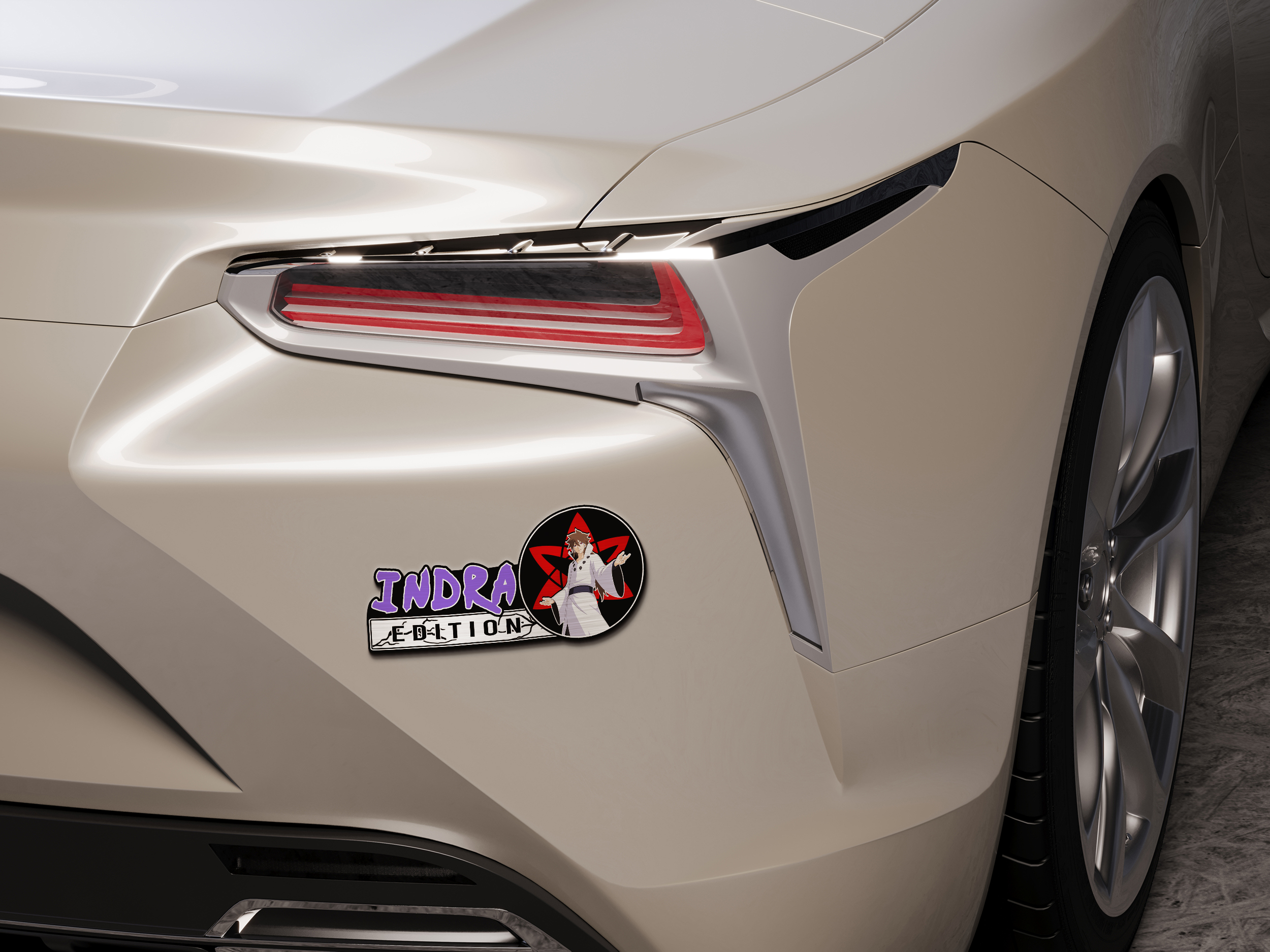 Indra Ōtsutsuki Edition Laser Engraved Car Name Emblem 3 Indra Ōtsutsuki Edition Laser Engraved Car Name Emblem - Image 3