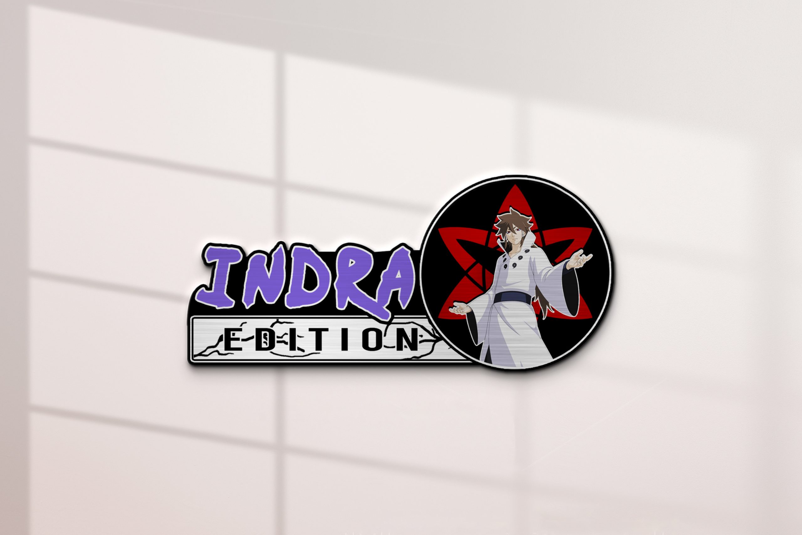 Indra Ōtsutsuki Edition Laser Engraved Car Name Emblem 2 Indra Ōtsutsuki Edition Laser Engraved Car Name Emblem - Image 2