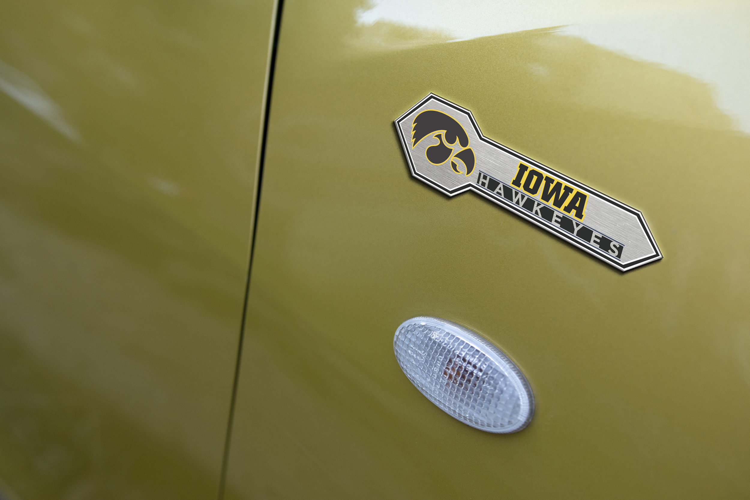 Iowa Hawkeyes Edition Acrylic Car Name Emblem 5 Iowa Hawkeyes Edition Acrylic Car Name Emblem - Image 5