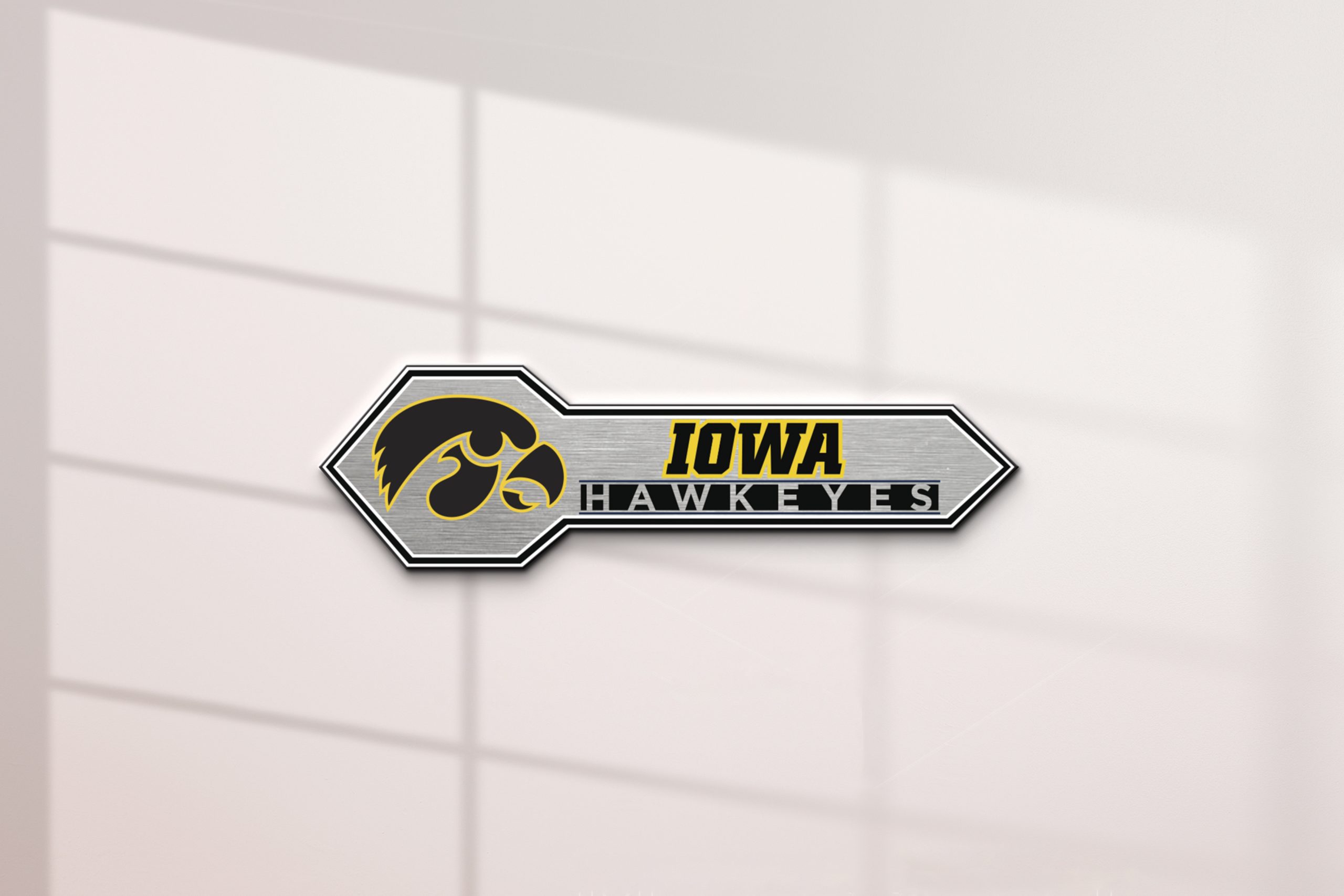 Iowa Hawkeyes Edition Acrylic Car Name Emblem 2 Iowa Hawkeyes Edition Acrylic Car Name Emblem - Image 2