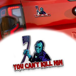 Jason Voorhees Signature and Iconic Quote Edition Laser Engraved Car Emblem