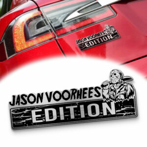Jason Voorhees Edition Laser Engraved Car Name Emblem