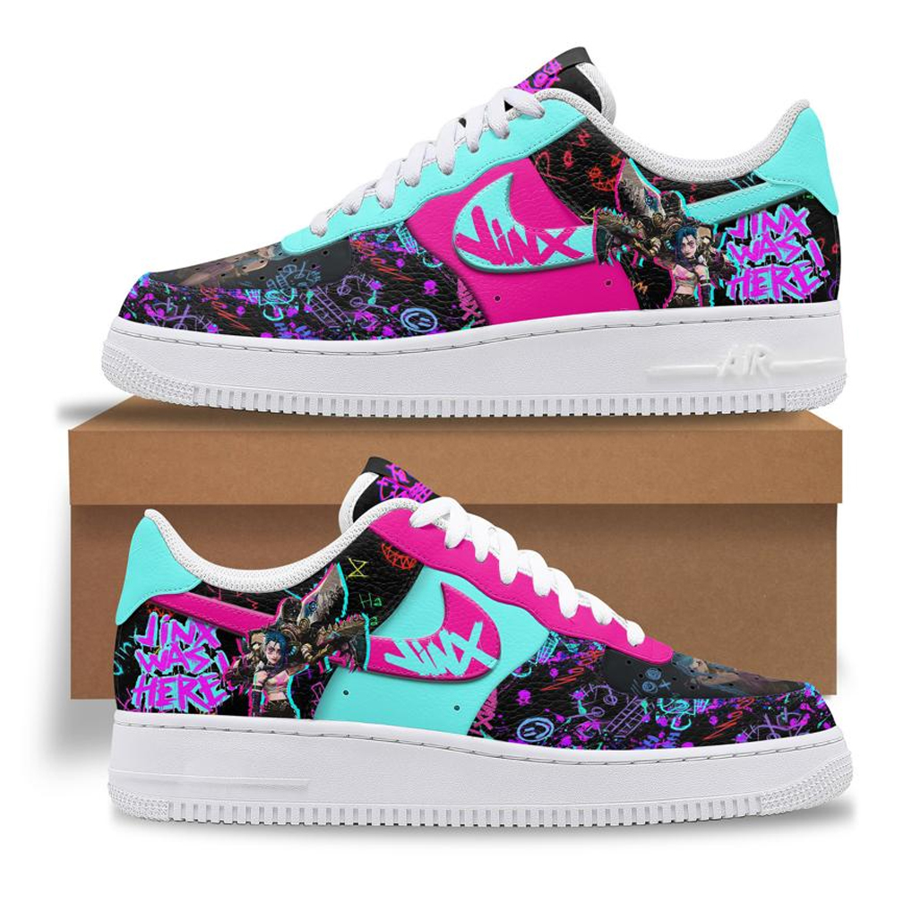 Jinx Was Here Air Force 1 Shoes Sneakers 1 Jinx Was Here Air Force 1 Shoes Sneakers