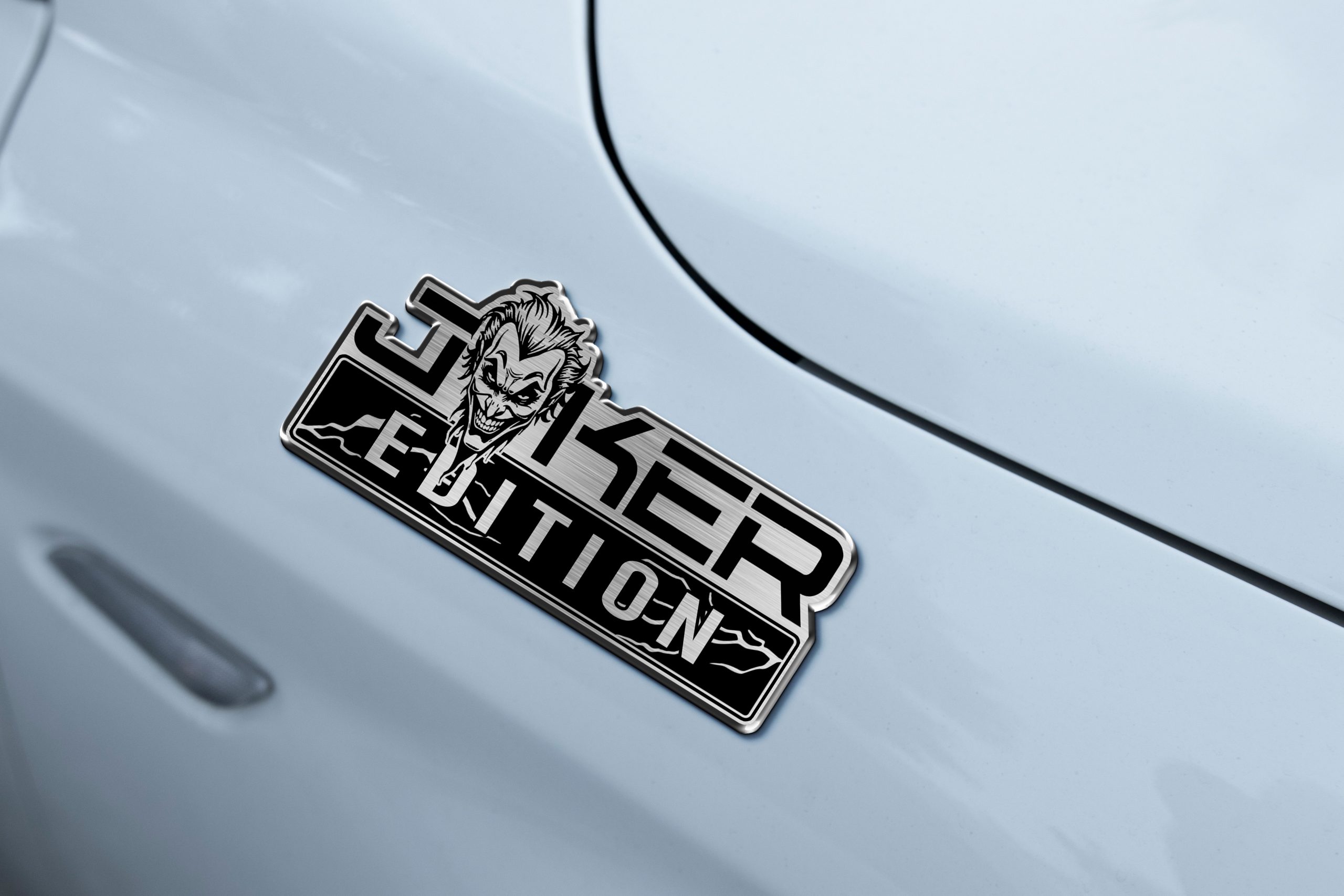 Joker Comic Edition Laser Engraved Car Emblem 5 Joker Comic Edition Laser Engraved Car Emblem - Image 5