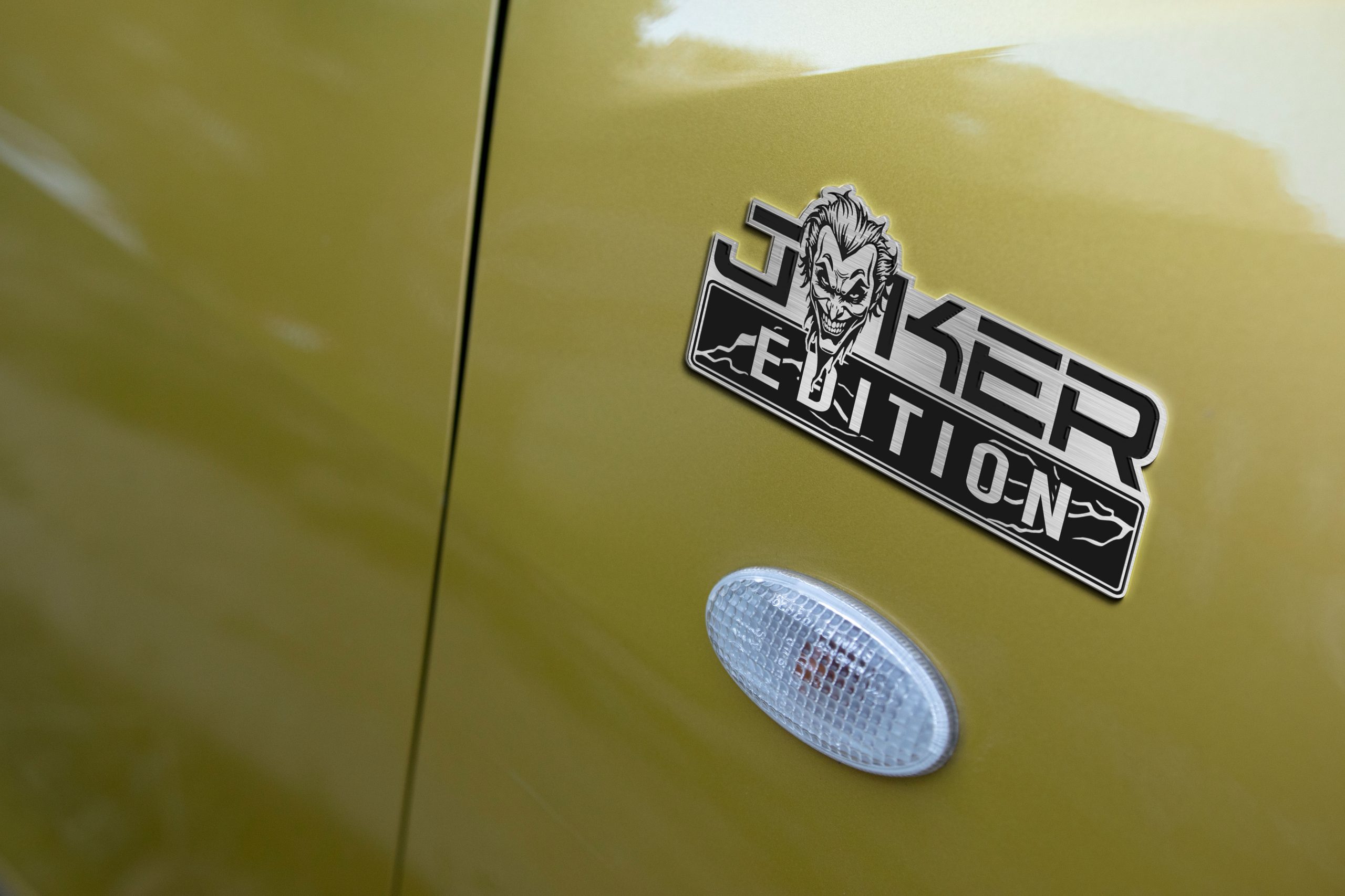 Joker Comic Edition Laser Engraved Car Emblem 4 Joker Comic Edition Laser Engraved Car Emblem - Image 4