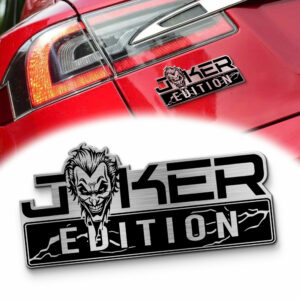 Joker Comic Edition Laser Engraved Car Emblem