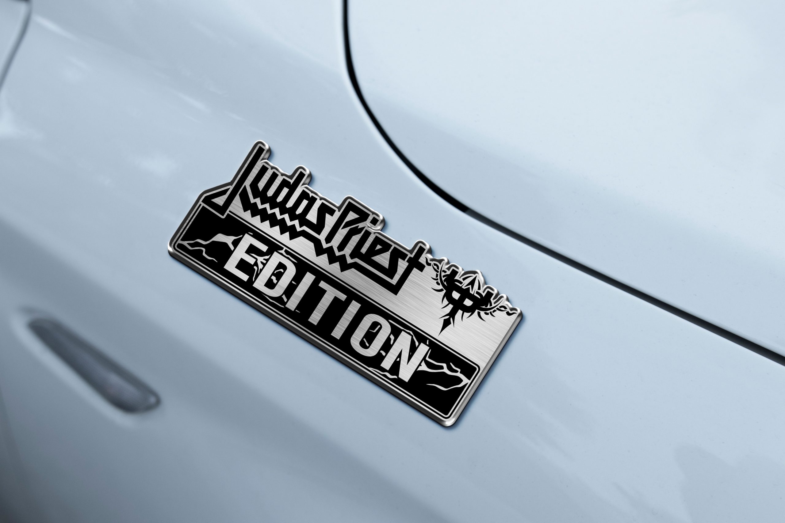 Judas Priest Edition Laser Engraved Car Name Emblem 4 Judas Priest Edition Laser Engraved Car Name Emblem - Image 4