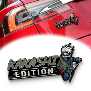 Kakashi Edition Laser-Engraved Car Name Emblem