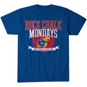 Kansas Basketball Rock Chalk Mondays T-Shirt
