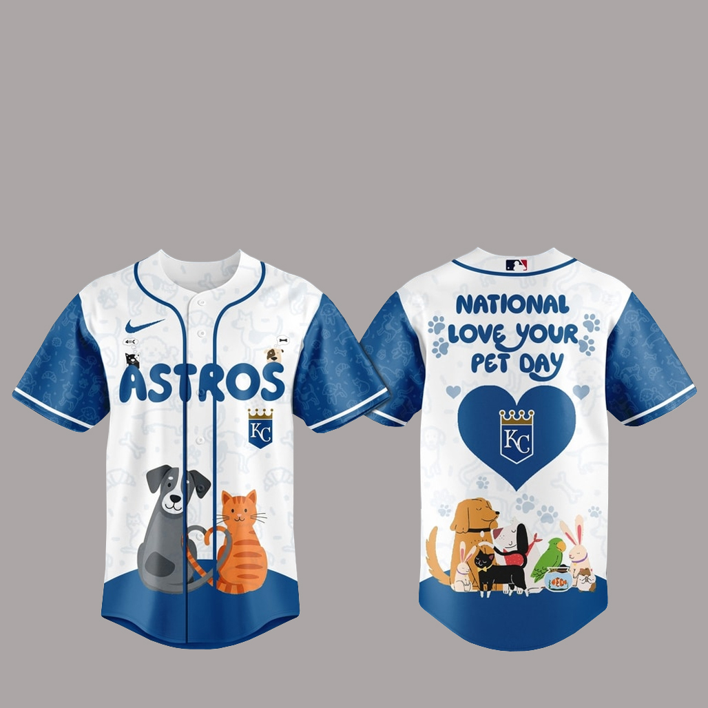 Kansas City Royals National Love Your Pet Day 2026 Basball Jersey 1 Kansas City Royals National Love Your Pet Day 2026 Basball Jersey