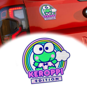 Keroppi Edition Laser Engraved Car Name Emblem