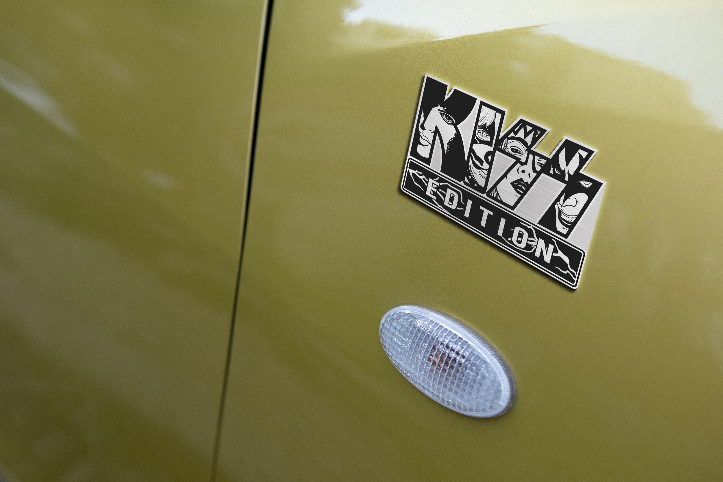 KISS Edition Laser Engraved Car Emblem Original Version 6 KISS Edition Laser Engraved Car Emblem Original Version - Image 6