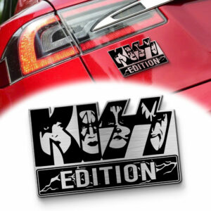 KISS Edition Laser Engraved Car Name Emblem New Version