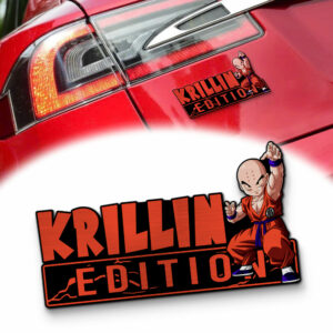 Krillin Edition Laser-Engraved Car Badge