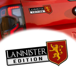 House Lannister Edition Engraved Car Emblem