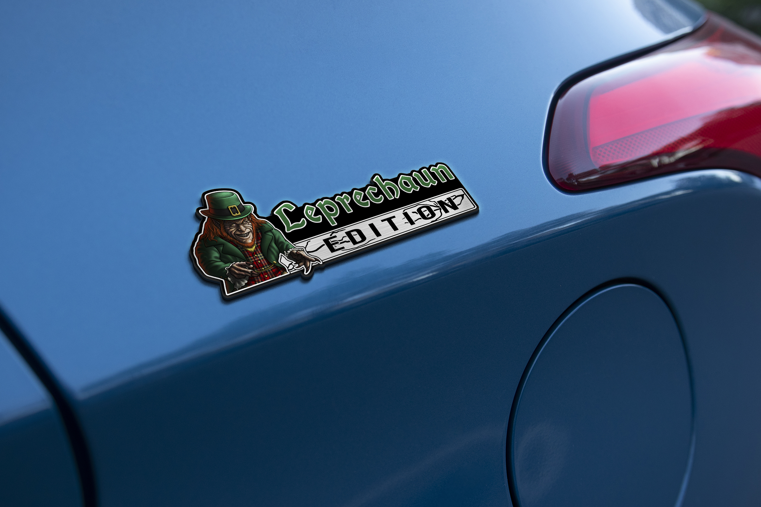 Leprechaun Edition Laser Engraved Car Emblem Version 1 4 Leprechaun Edition Laser Engraved Car Emblem Version 1 - Image 4