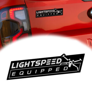 Light Speed Laser Engraved Car Emblem