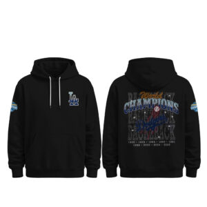 Los Angeles Dodgers Back-to-Back World Series Champions Celebration Hoodie