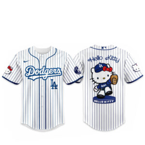 Los Angeles Dodgers Major League Baseball 2026 Hello Kitty Baseball Jersey