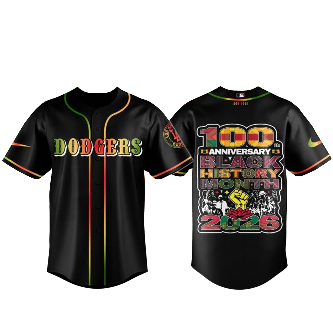 Los Angeles Dodgers x Black History Month 1926-2026 Baseball Jersey 1 Los Angeles Dodgers x Black History Month 1926-2026 Baseball Jersey