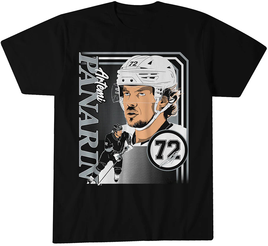 Los Angeles Kings Artemi Panarin LA Collage Frame T-Shirt 1 Los Angeles Kings Artemi Panarin LA Collage Frame T-Shirt