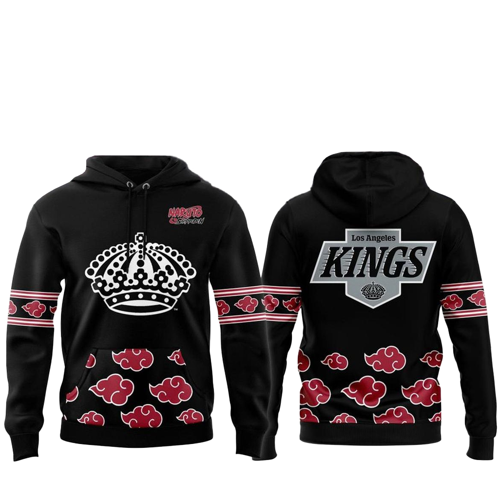 Los Angeles Kings Naruto 2026 Game Of Akatsuki Hoodie 1 Los Angeles Kings Naruto 2026 Game Of Akatsuki Hoodie