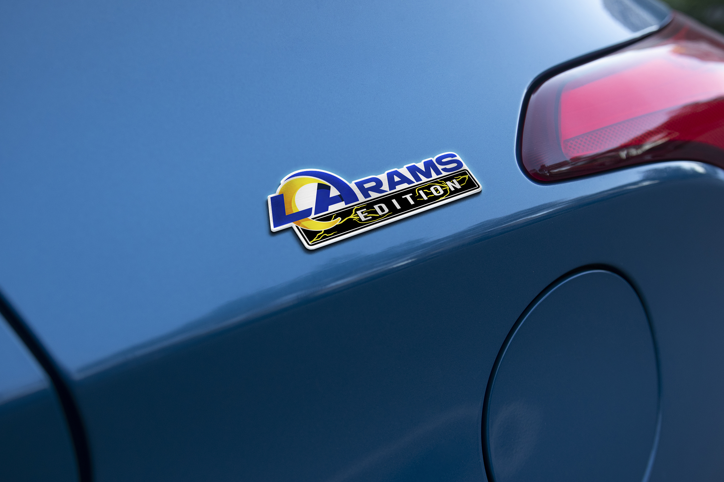 Los Angeles Rams Original Edition Acrylic Car Emblem 4 Los Angeles Rams Original Edition Acrylic Car Emblem - Image 4