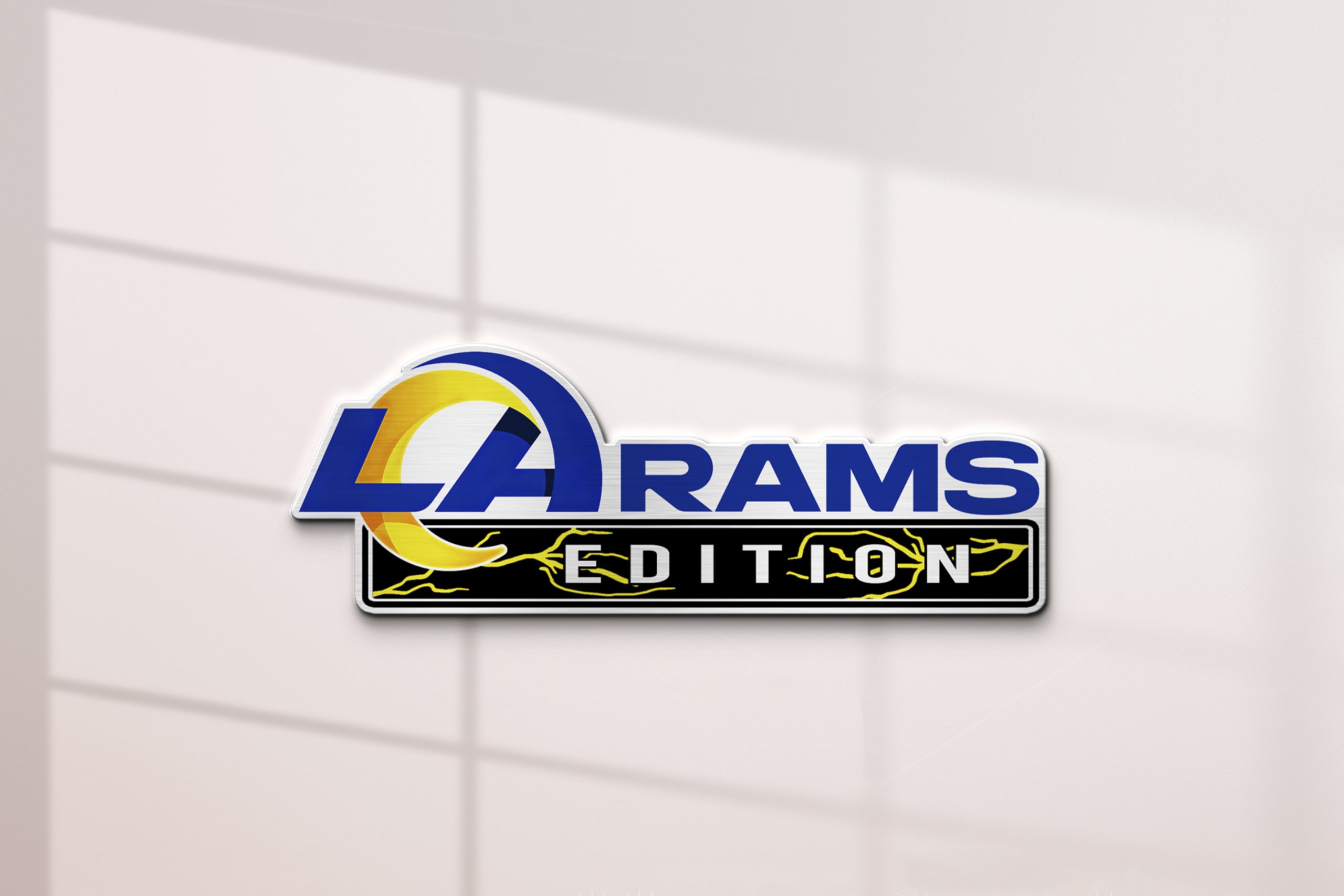 Los Angeles Rams Original Edition Acrylic Car Emblem 2 Los Angeles Rams Original Edition Acrylic Car Emblem - Image 2