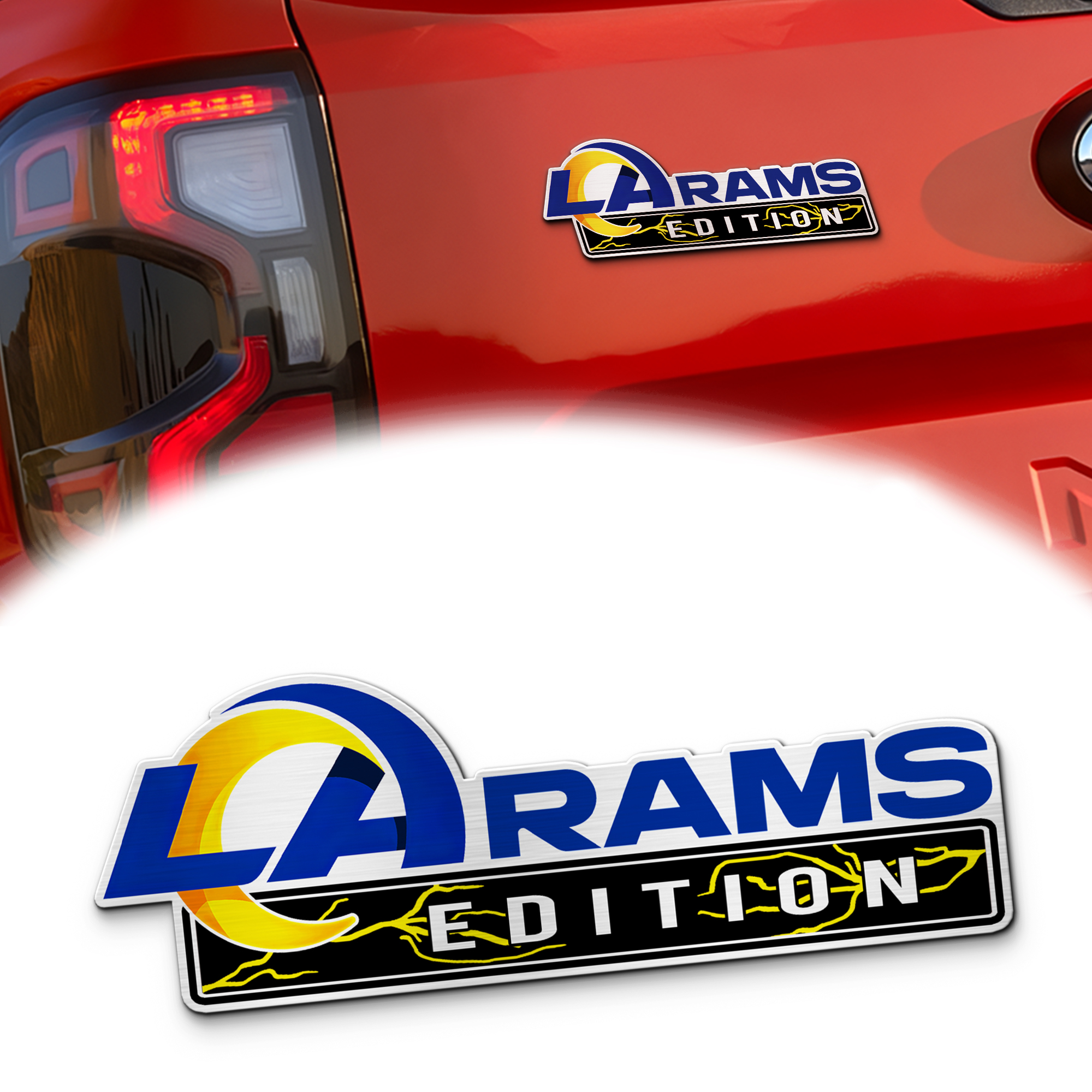 Los Angeles Rams Original Edition Acrylic Car Emblem 1 Los Angeles Rams Original Edition Acrylic Car Emblem