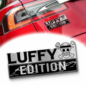 Luffy Edition Laser-Engraved Car Badge