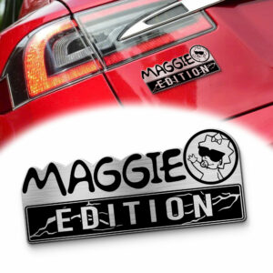 Maggie Simpson Edition Laser Engraved Car Name Emblem
