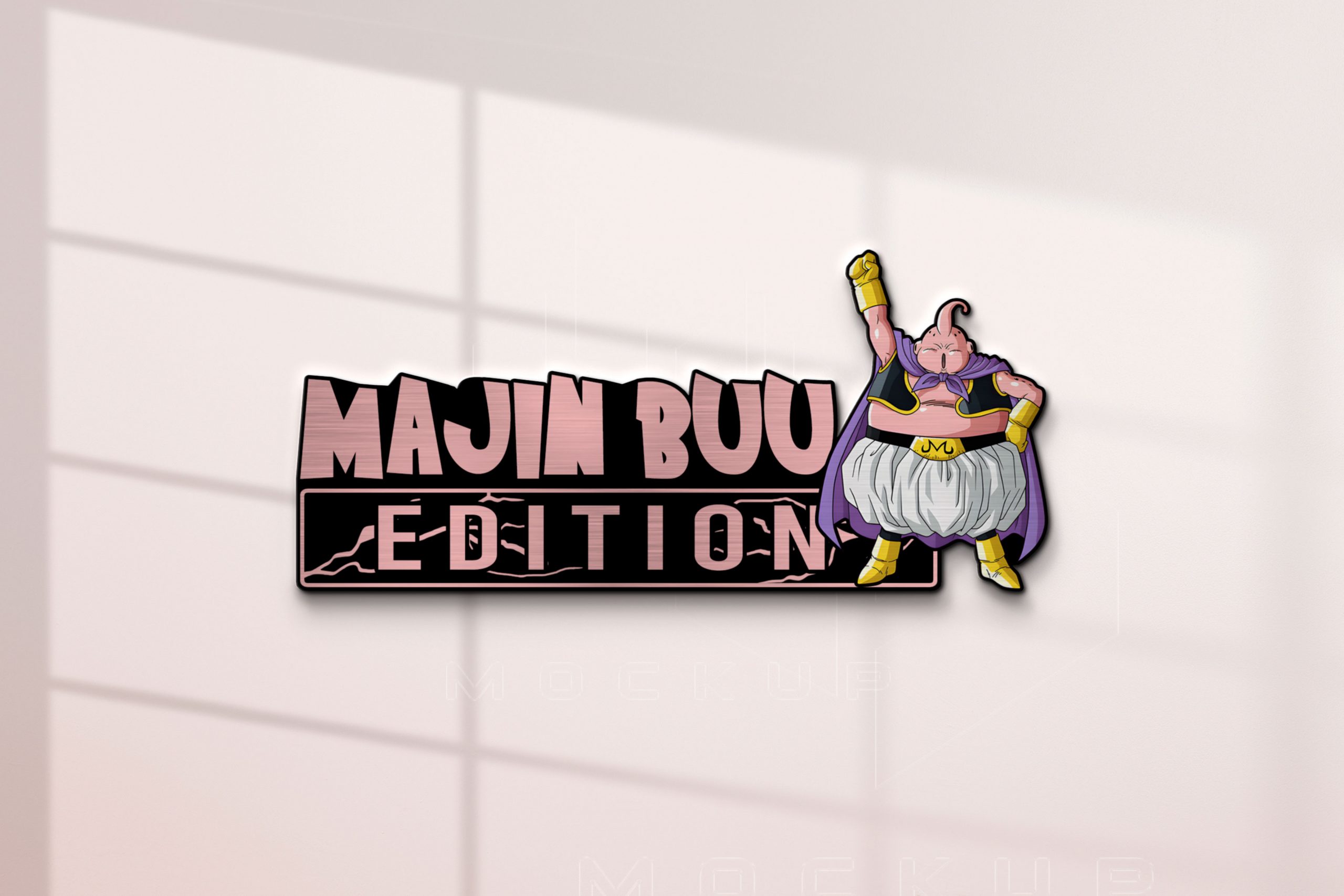 Majin Buu Edition Laser-Engraved Car Badge 2 Majin Buu Edition Laser-Engraved Car Badge - Image 2