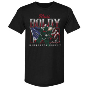 Matt Boldy Minnesota USA Flag T-Shirt