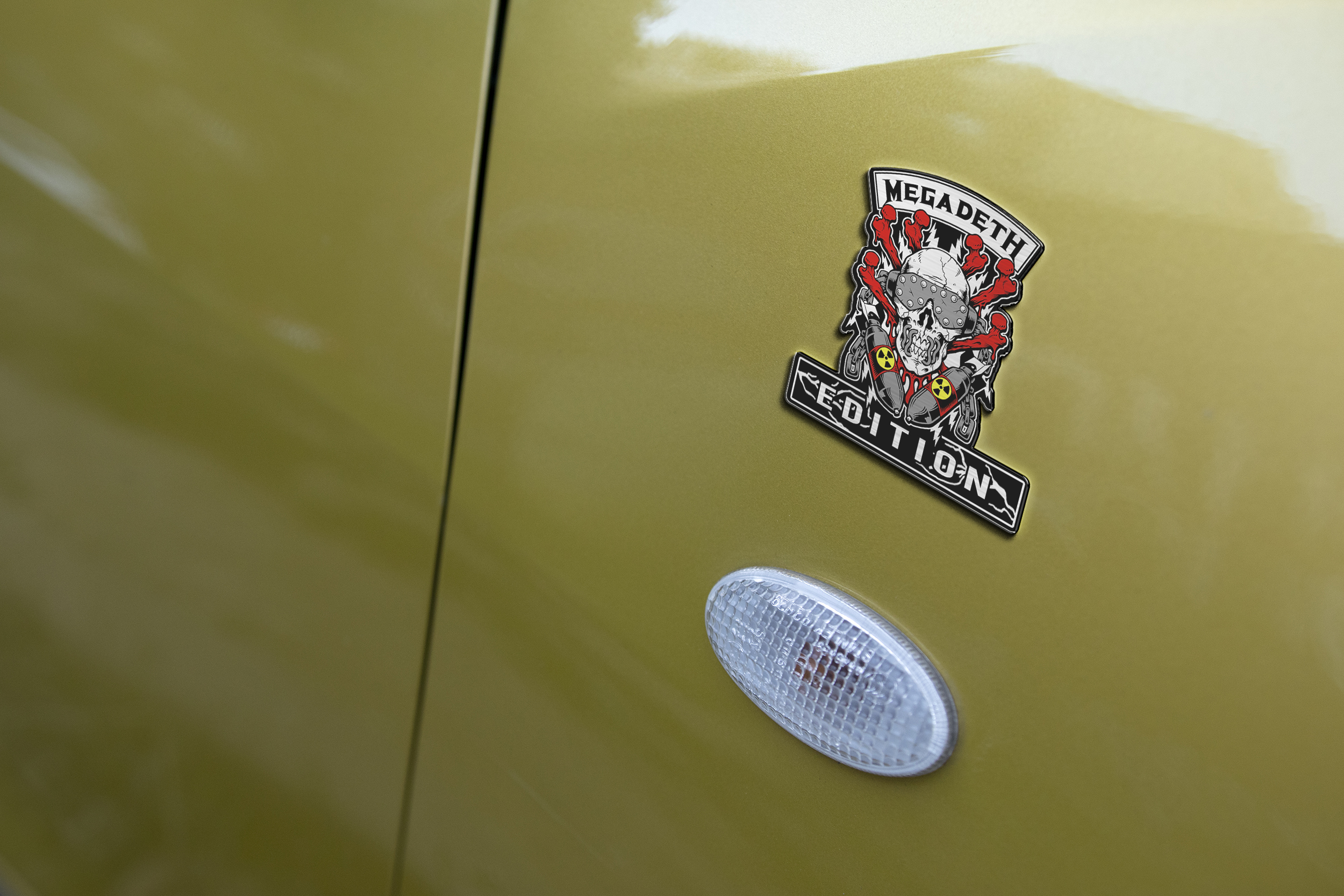 Megadeth Edition Laser Engraved Car Name Emblem Version 2 5 Megadeth Edition Laser Engraved Car Name Emblem Version 2 - Image 5