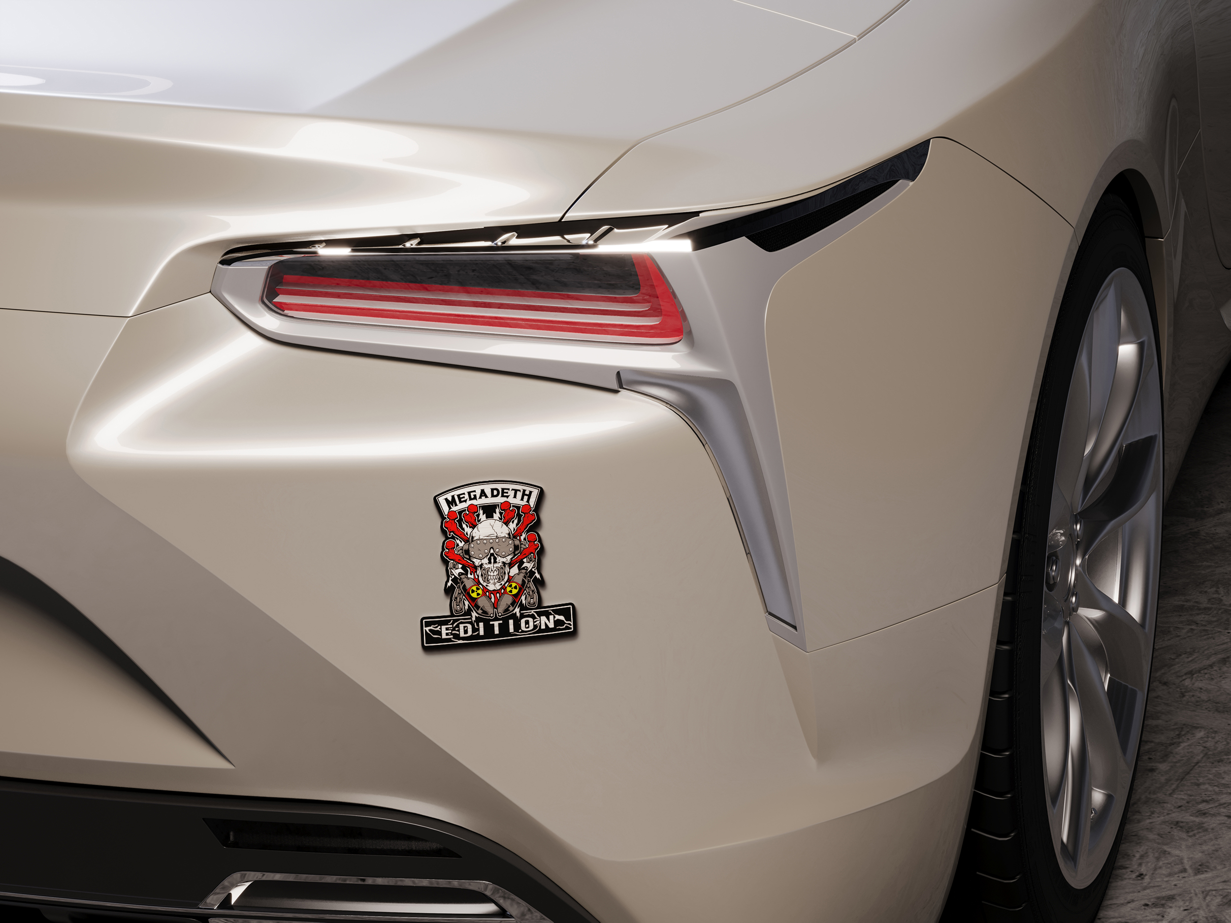 Megadeth Edition Laser Engraved Car Name Emblem Version 2 3 Megadeth Edition Laser Engraved Car Name Emblem Version 2 - Image 3