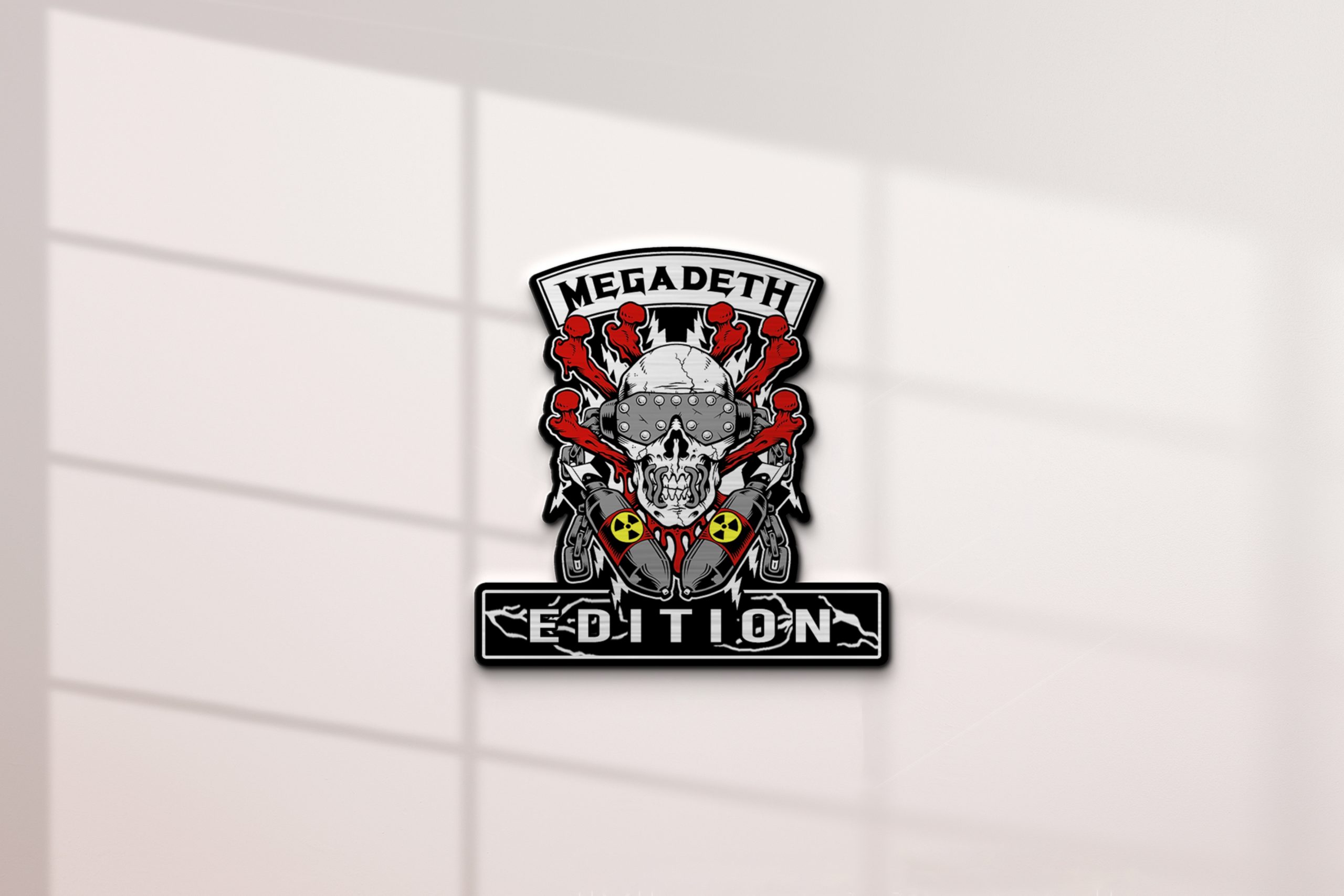 Megadeth Edition Laser Engraved Car Name Emblem Version 2 2 Megadeth Edition Laser Engraved Car Name Emblem Version 2 - Image 2