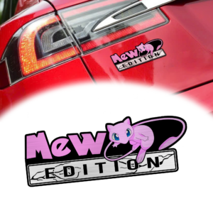 Mew Edition Laser Engraved Car Emblem
