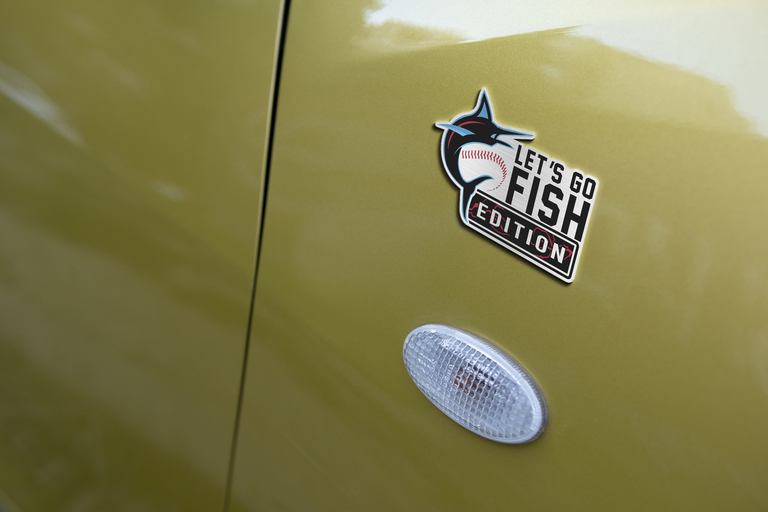 Miami Marlins Edition Car Emblem 6 Miami Marlins Edition Car Emblem - Image 6