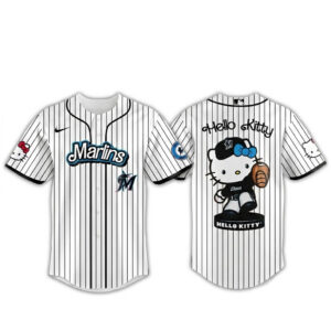 Miami Marlins Major League Baseball 2026 Hello Kitty Baseball Jersey