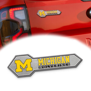 Michigan Wolverines Edition Acrylic Car Name Emblem