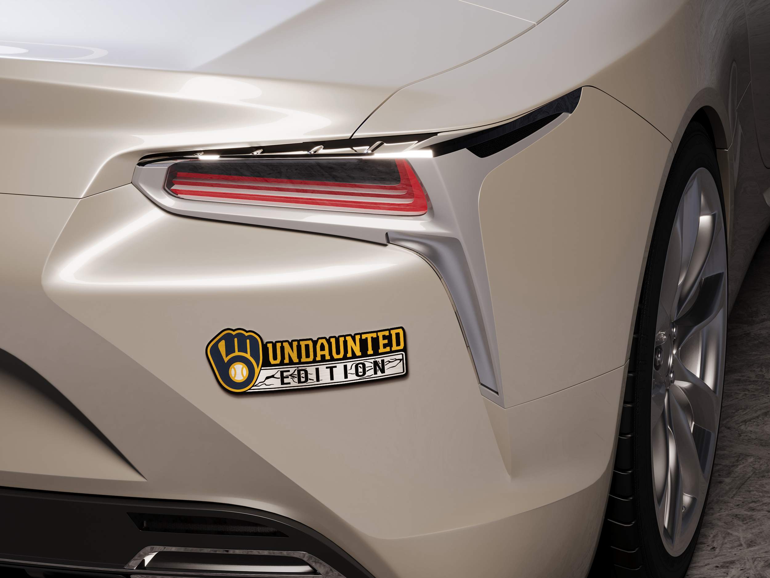 Milwaukee Brewers Edition Car Emblem 2 Milwaukee Brewers Edition Car Emblem - Image 2